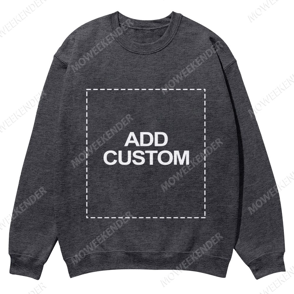 Double-Sided Custom Sweatshirt – Front & Back Prints