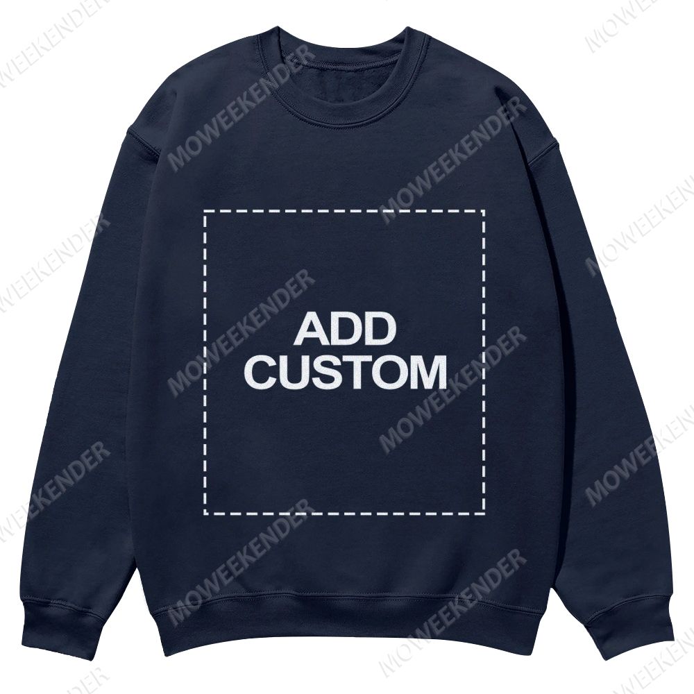 Double-Sided Custom Sweatshirt – Front & Back Prints