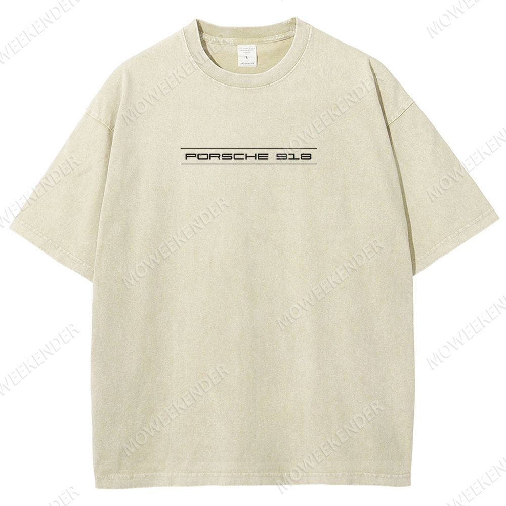 918 Racing Cars Unisex Fit Washed T-Shirt