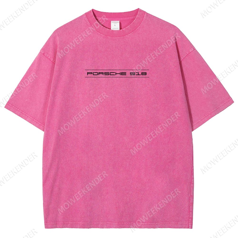 918 Racing Cars Unisex Fit Washed T-Shirt