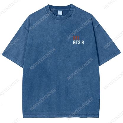 911 GT3 R Racing Cars Unisex Fit Washed T-Shirt