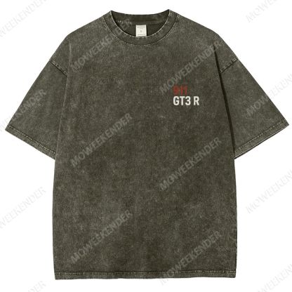 911 GT3 R Racing Cars Unisex Fit Washed T-Shirt