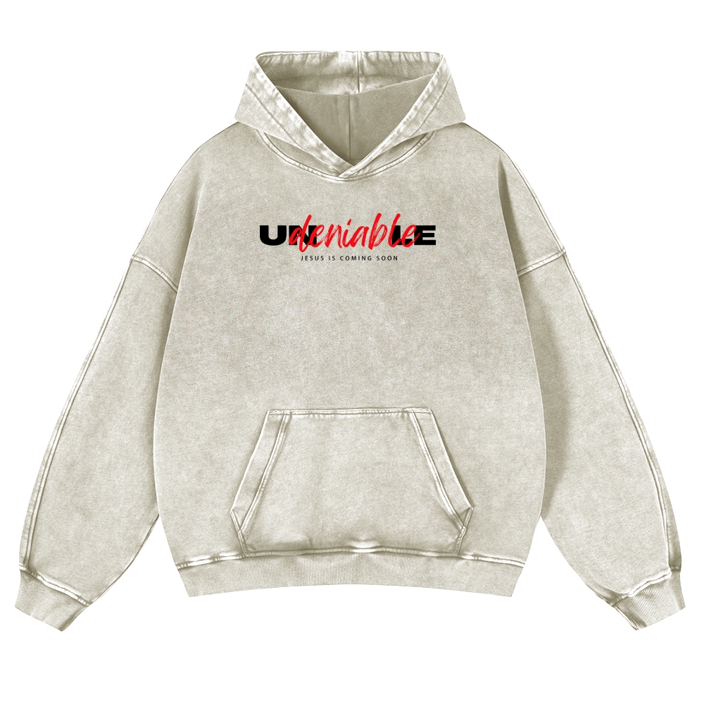 Unisex Fit Forgiven Faith Vintage Washed Hoodie