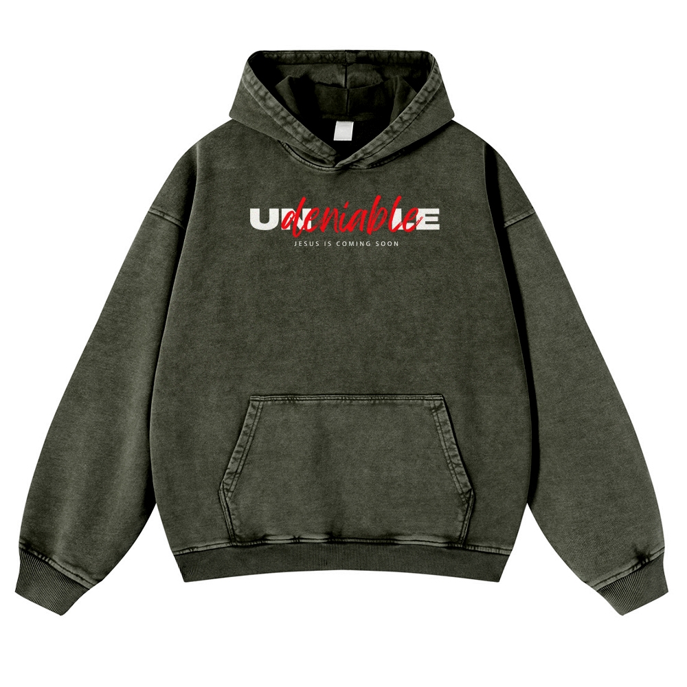Unisex Fit Forgiven Faith Vintage Washed Hoodie