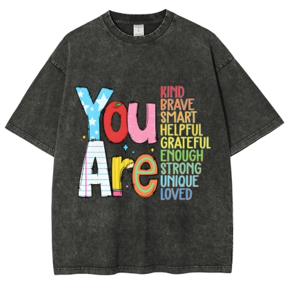 Kindergarten Unisex Fit Washed T-Shirt