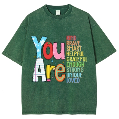 Kindergarten Unisex Fit Washed T-Shirt