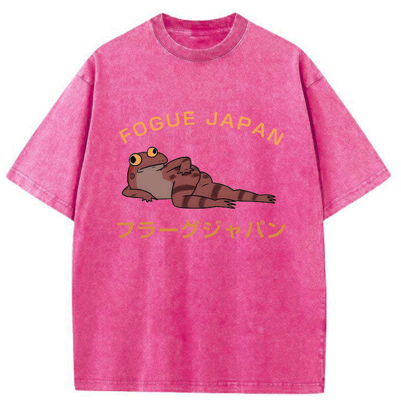 Fogue Funny Washed Vintage T-Shirt-moweekender