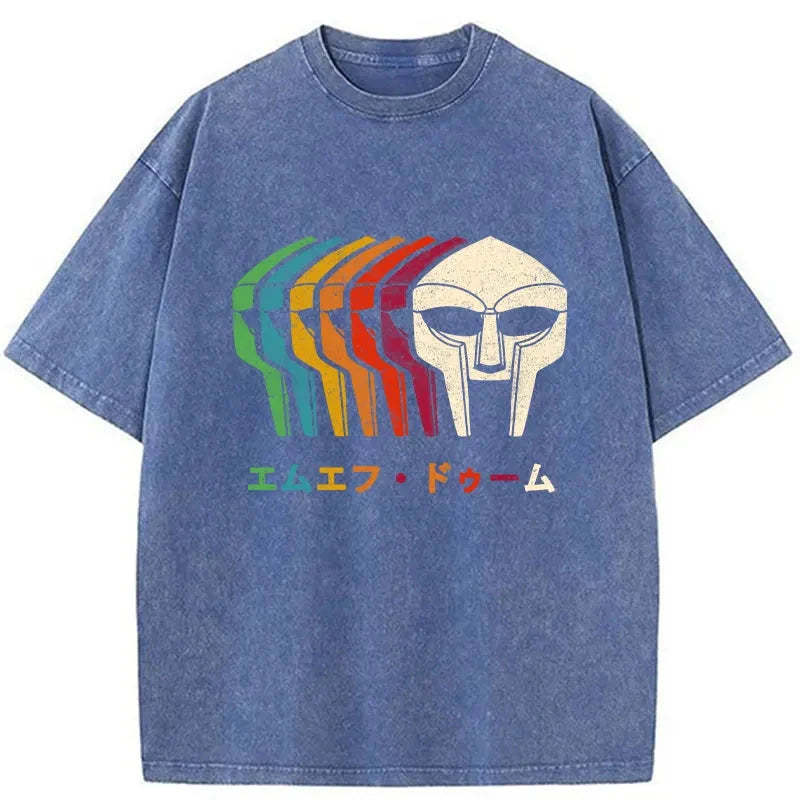 Retro MF Doom Washed Vintage T-Shirt-moweekender