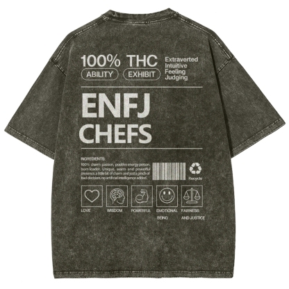 ENFJ  CHEFS WASHED T-SHIRT