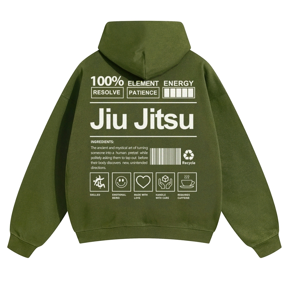 Jiu Jitsu Unisex Casual Anime Print Hoodie-moweekender