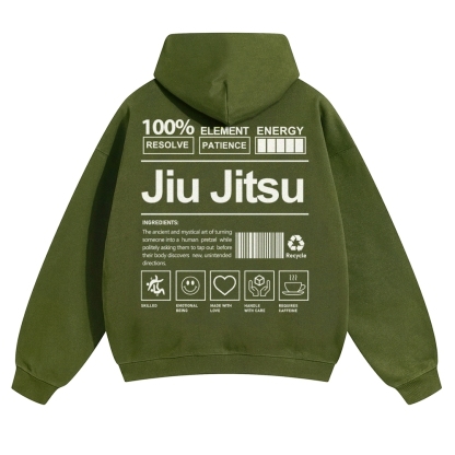 Jiu Jitsu Unisex Casual Anime Print Hoodie-moweekender
