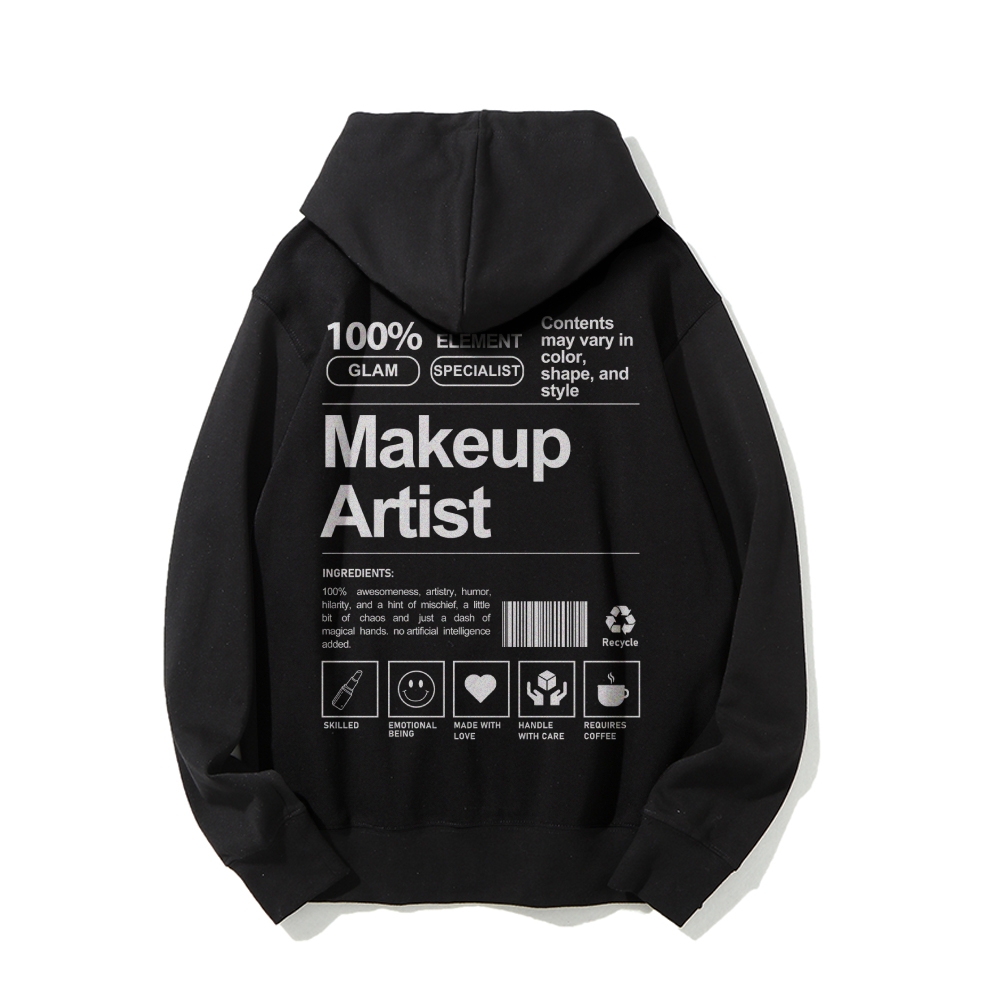 Makeup Artist Casual Hoodie-moweekender