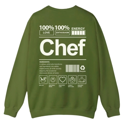 Chef Casual Crewneck Sweatshirt-moweekender