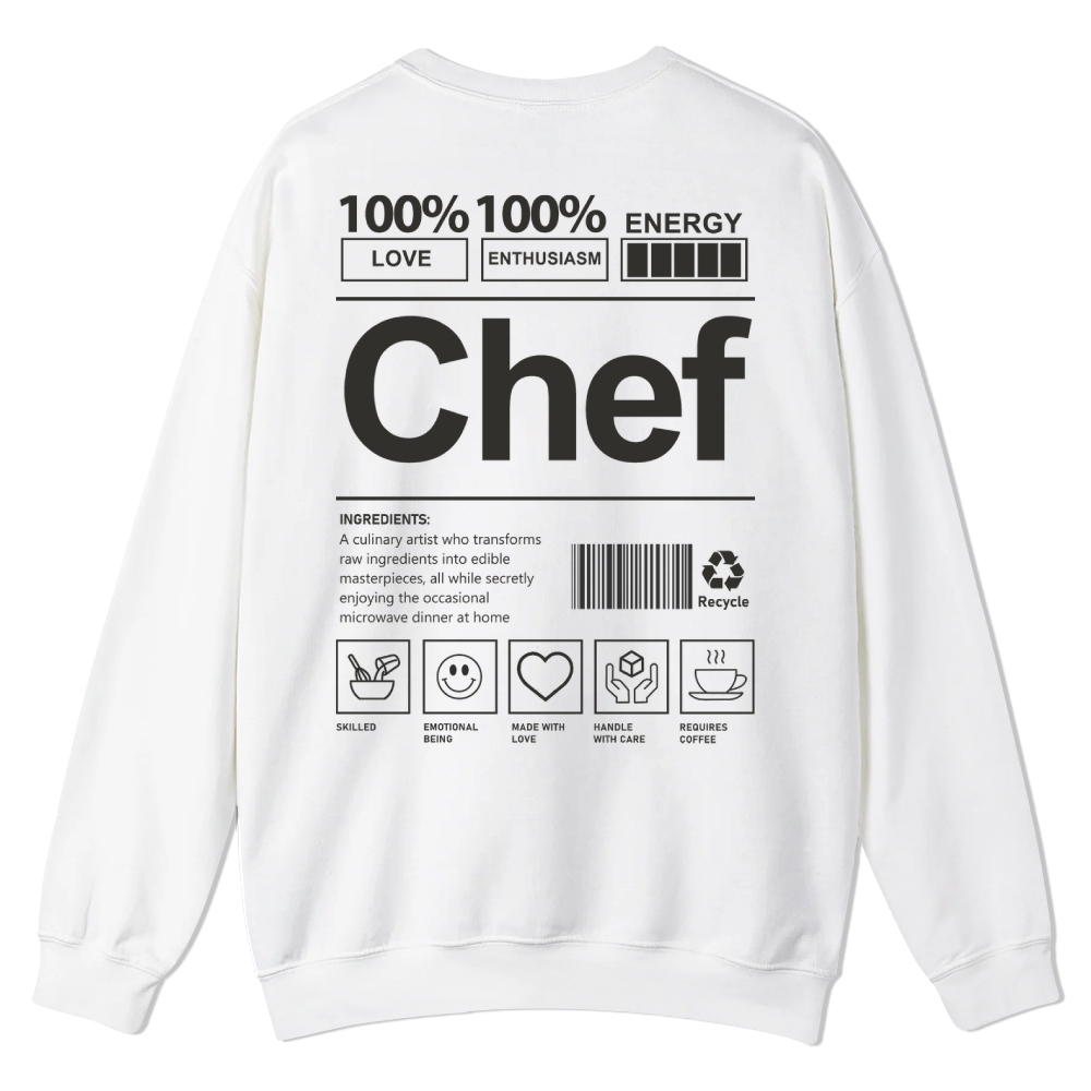 Chef Casual Crewneck Sweatshirt-moweekender