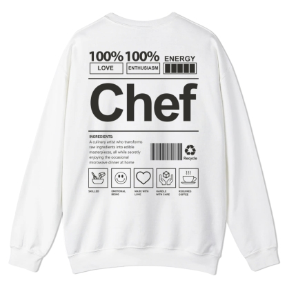 Chef Casual Crewneck Sweatshirt-moweekender