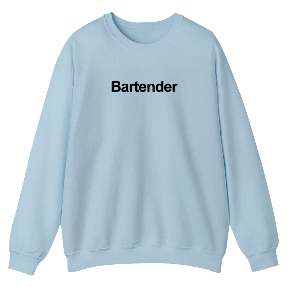 Bartender Printed Crew Neck Sweatshirt-moweekender