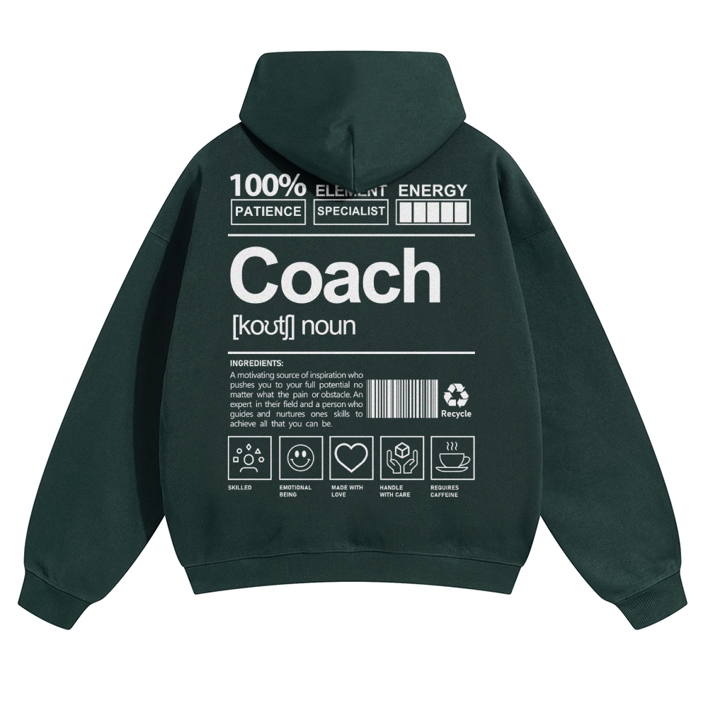Coach Solid Color Hoodie-moweekender