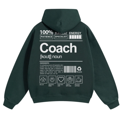 Coach Solid Color Hoodie-moweekender