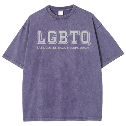 LGBTQ Unisex Fit Washed Oversized T-Shirt-moweekender