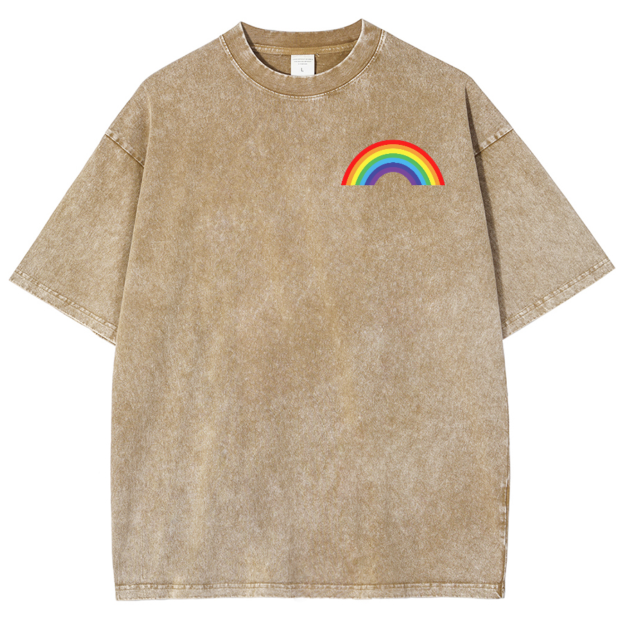 Pride Lift Unisex Vintage Washed Short Sleeve T-Shirt-moweekender