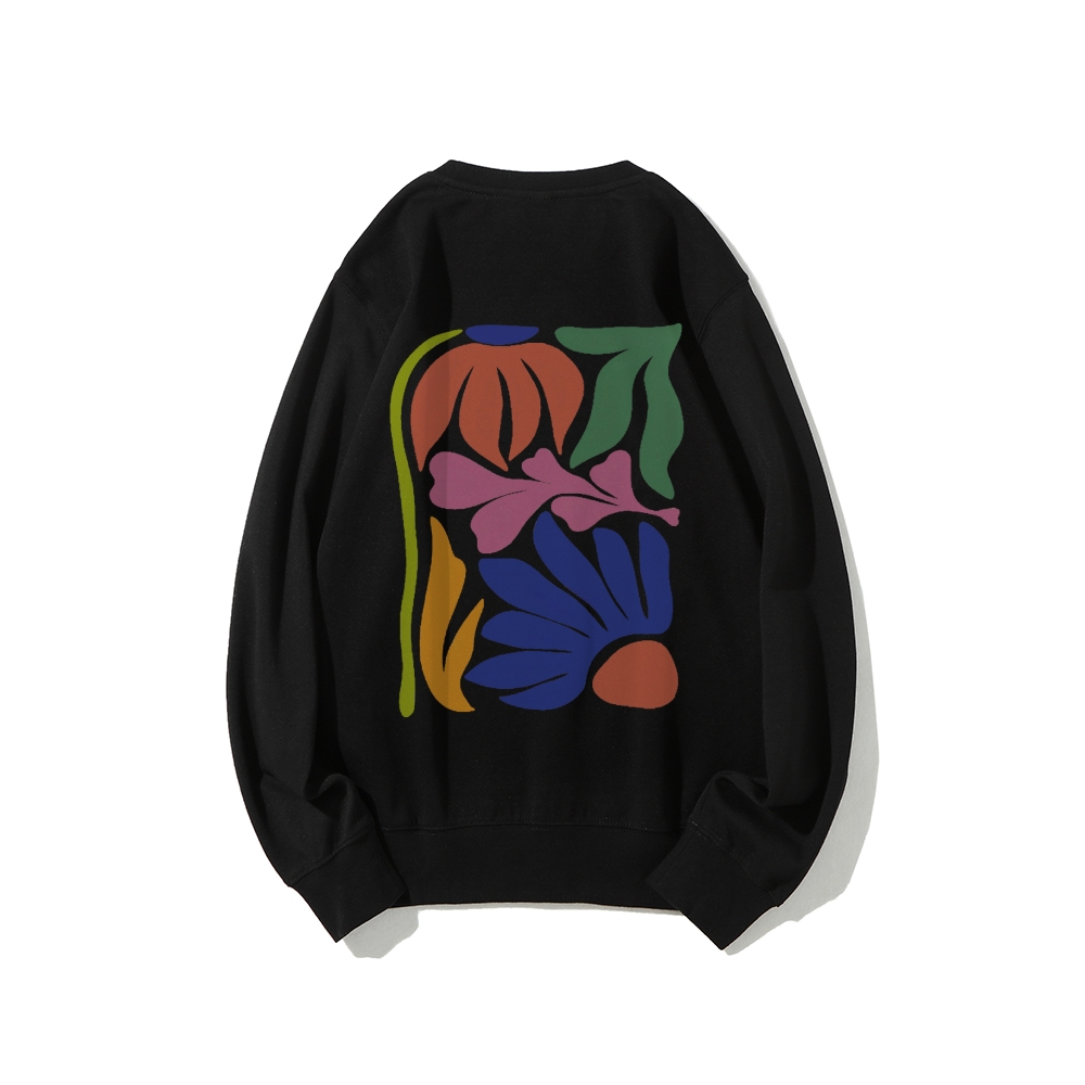 Wildflowers Matisse Art Casual Crewneck Sweatshirt-moweekender