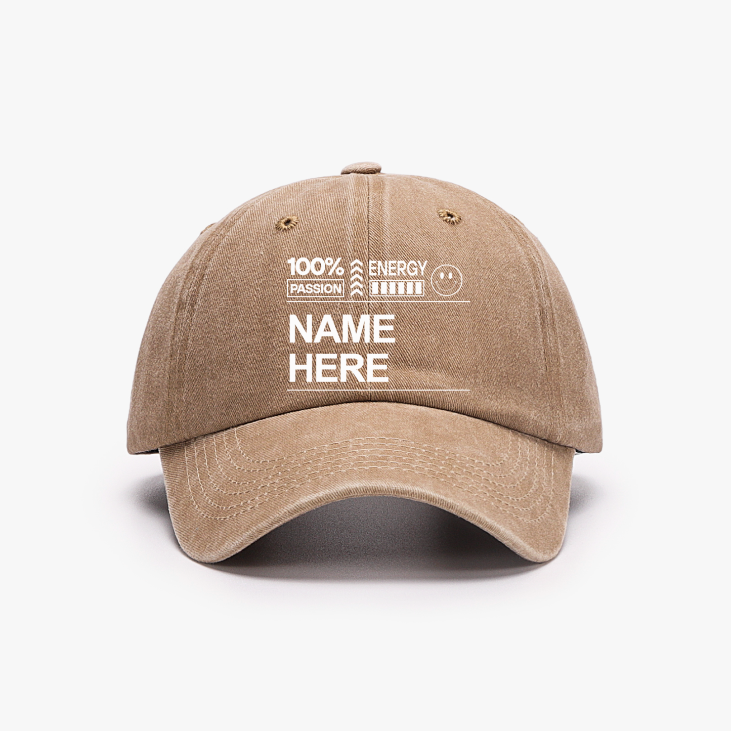 Customized Unisex Washed Vintage Baseball Cap