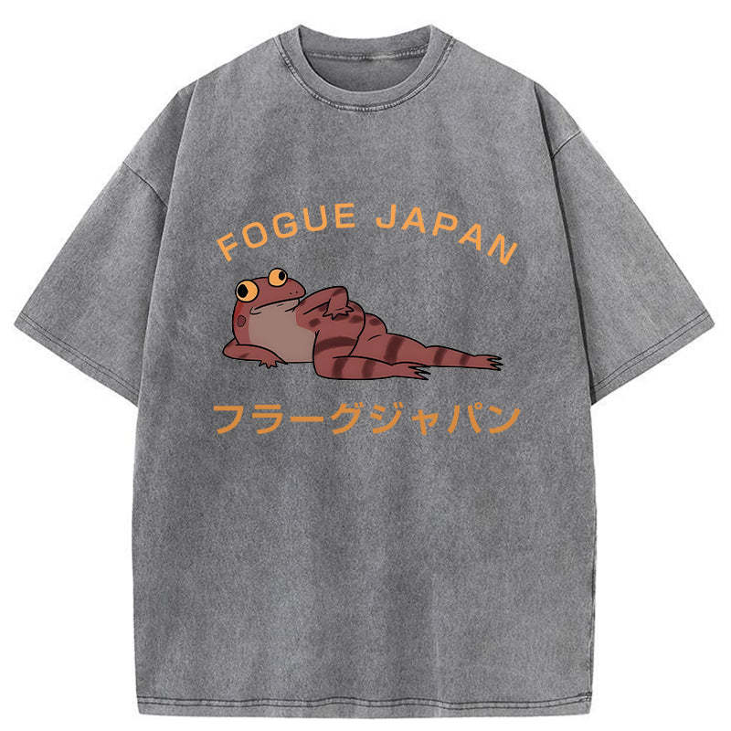 Fogue Funny Washed Vintage T-Shirt-moweekender