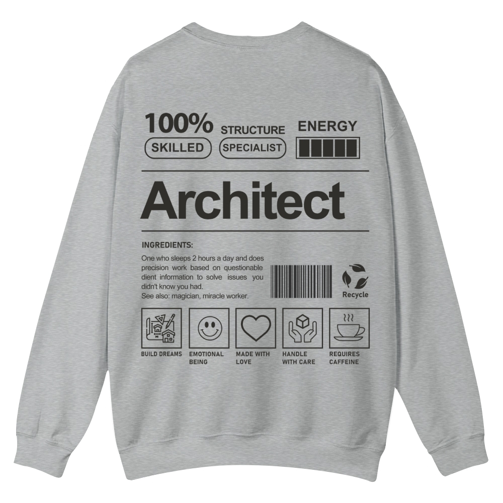 Architect Casual Crewneck Sweatshirt