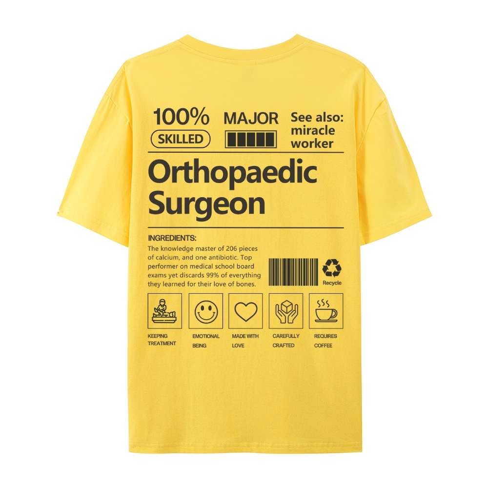 Orthopaedic Surgeon Casual Short Sleeve T-Shirt-moweekender