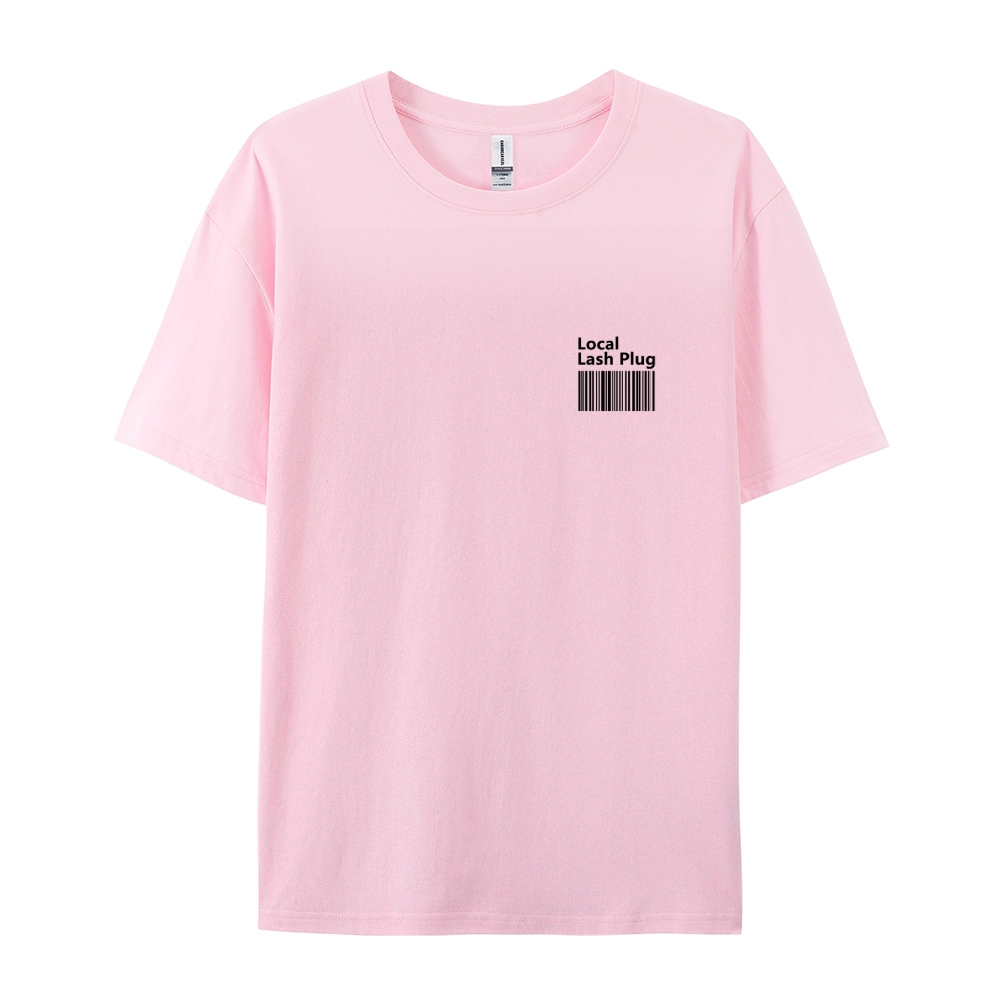 Local Lash Plug Casual Short Sleeve T-Shirt-moweekender
