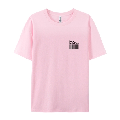 Local Lash Plug Casual Short Sleeve T-Shirt-moweekender