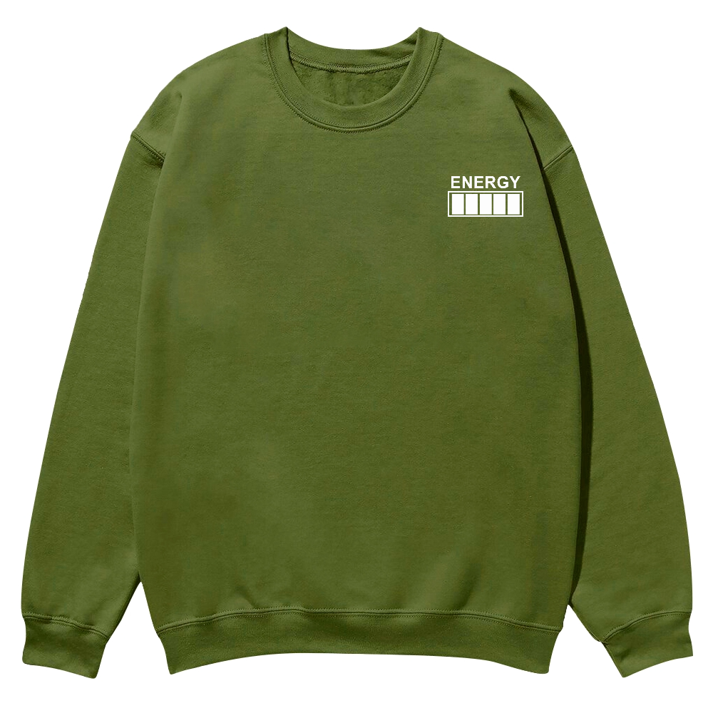 QR Code Customized Unisex Crew Sweatshirt