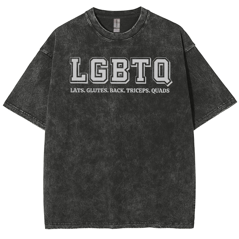 LGBTQ Unisex Fit Washed Oversized T-Shirt-moweekender
