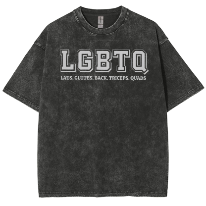 LGBTQ Unisex Fit Washed Oversized T-Shirt-moweekender