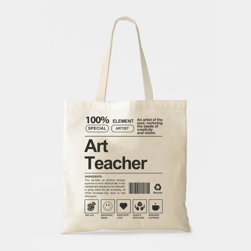 Art Teacher Tote Bag-moweekender
