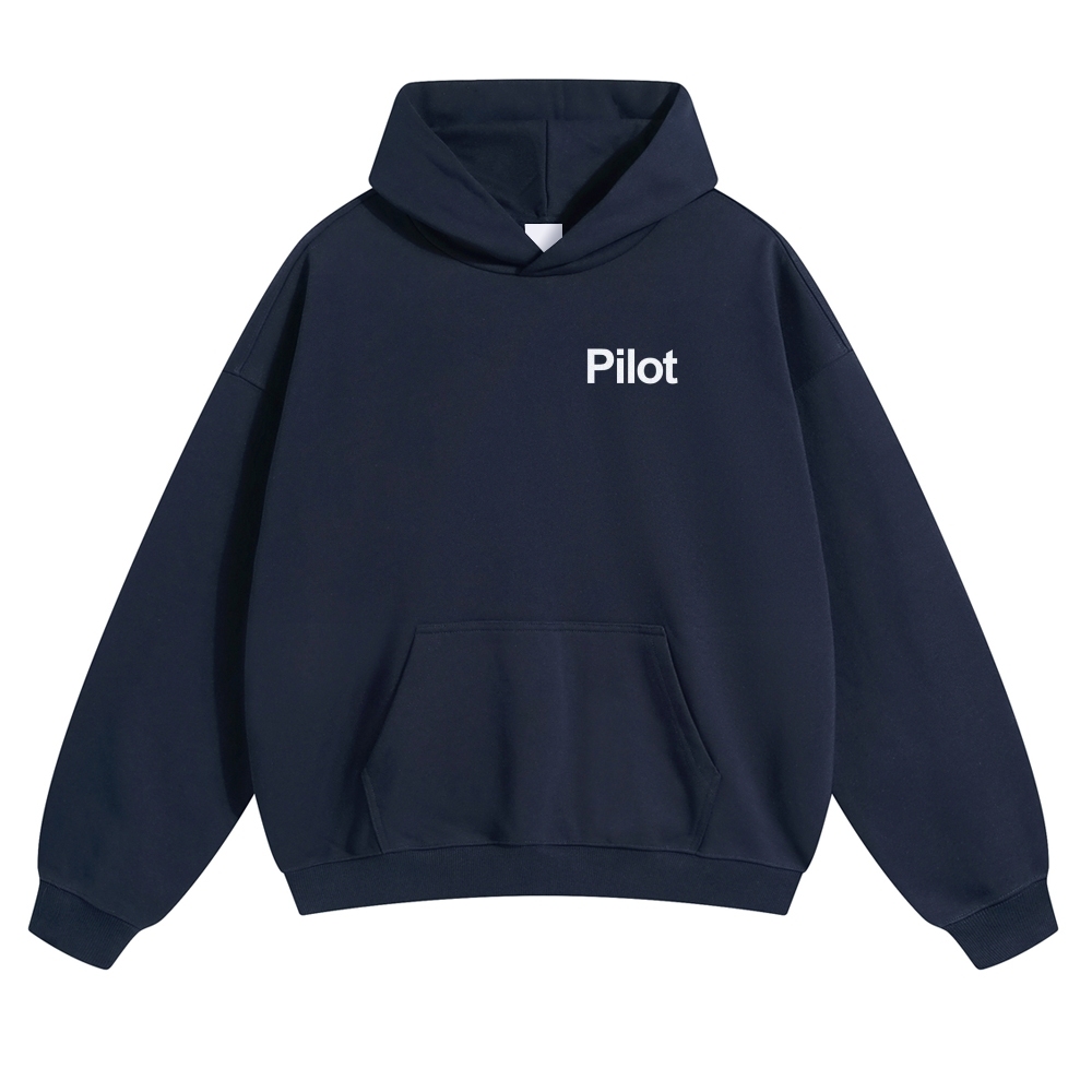 Pilot Solid Color Hoodie-moweekender