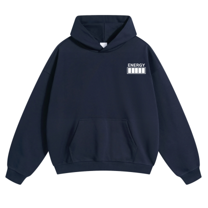 QR Code Customized Unisex Solid Hoodie