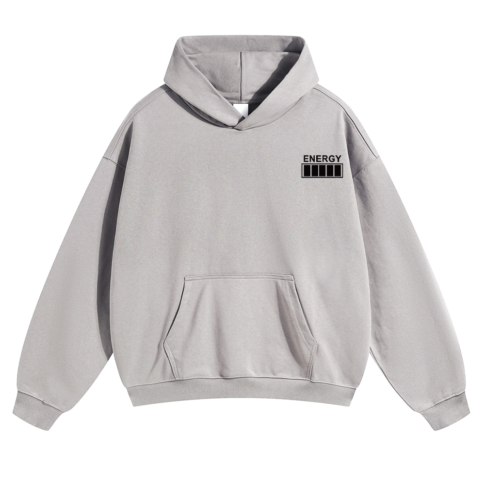 QR Code Customized Unisex Solid Hoodie