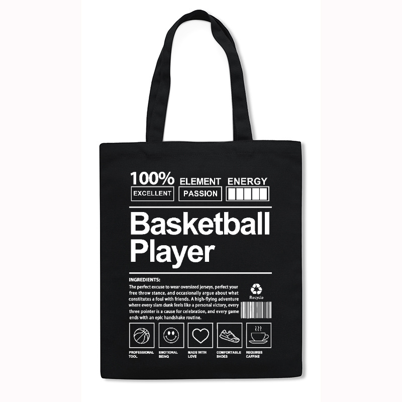 Basketball Player Leisure Canvas Bag