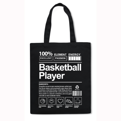 Basketball Player Leisure Canvas Bag