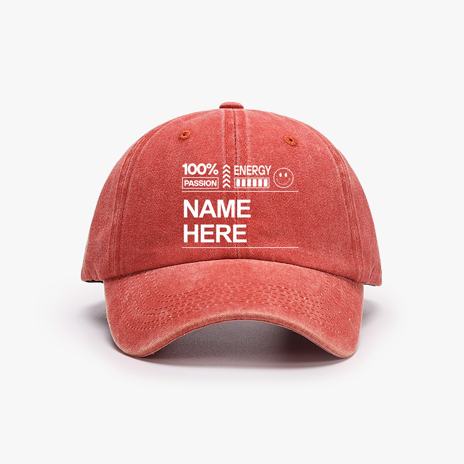 Customized Unisex Washed Vintage Baseball Cap