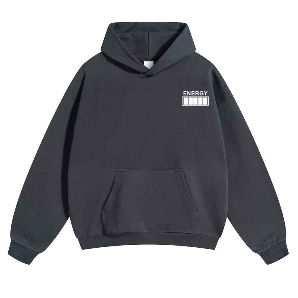 QR Code Customized Unisex Solid Hoodie