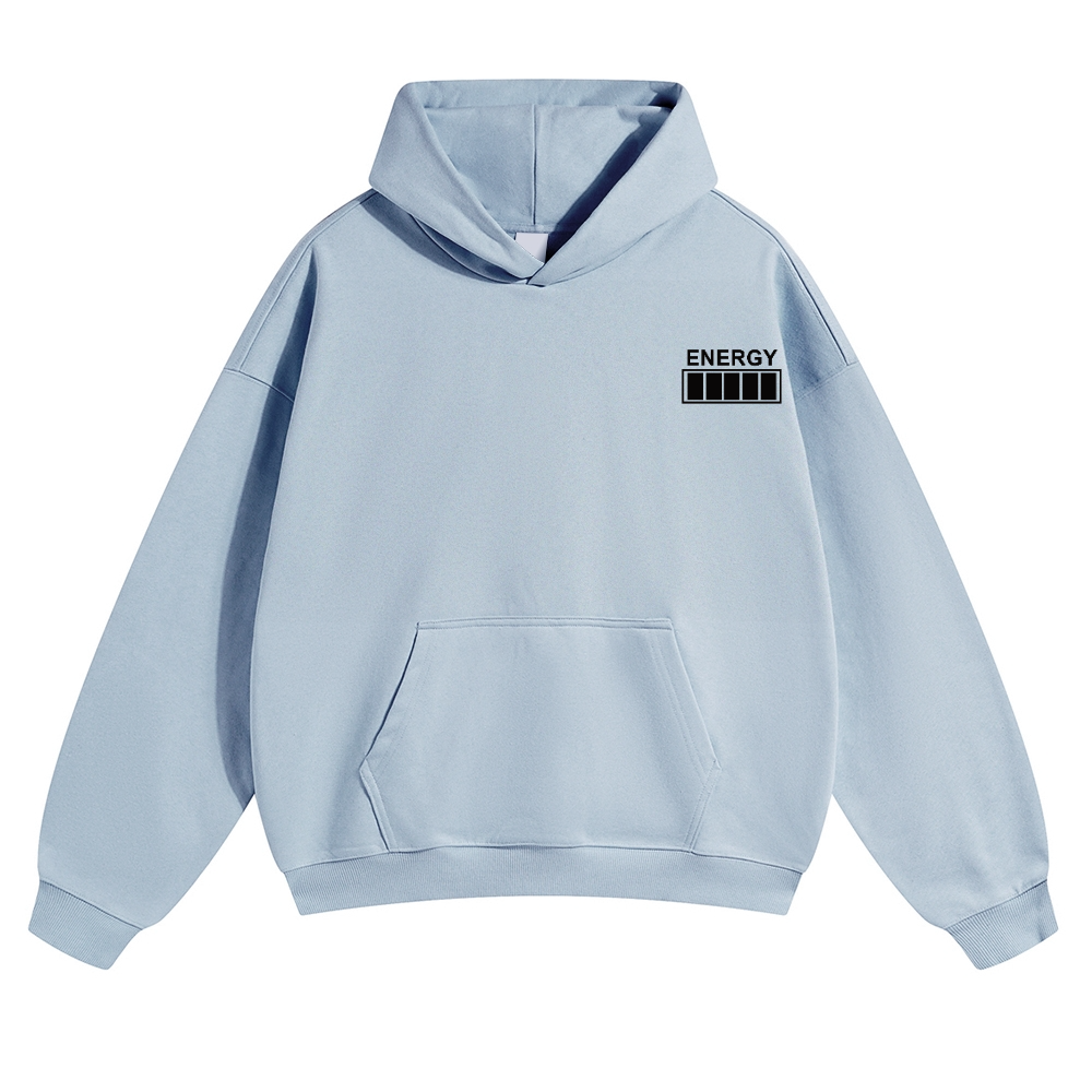 QR Code Customized Unisex Solid Hoodie