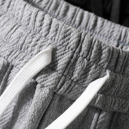 Casual Letter Jacquard Shorts