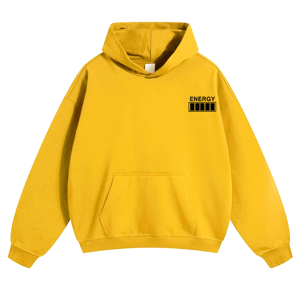 QR Code Customized Unisex Solid Hoodie