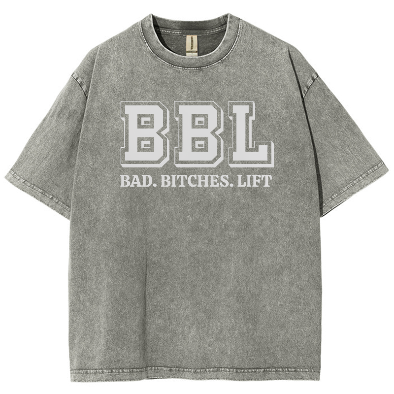 BBL Unisex Fit Washed Oversized T-Shirt-moweekender