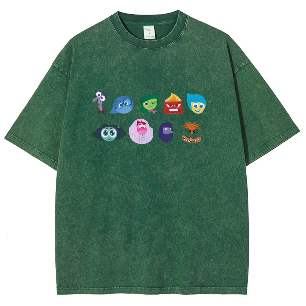 It's Okay To Feel All The Feels Washed T-shirt-moweekender