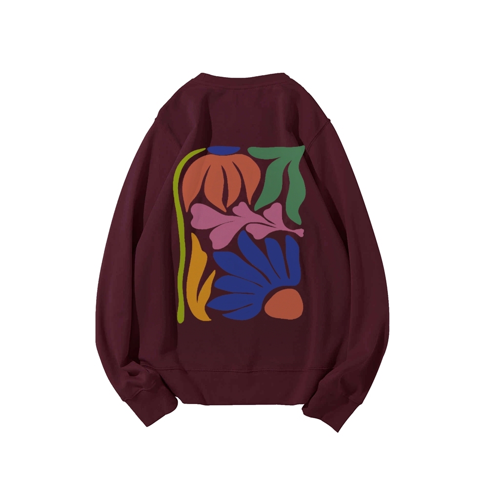 Wildflowers Matisse Art Casual Crewneck Sweatshirt-moweekender
