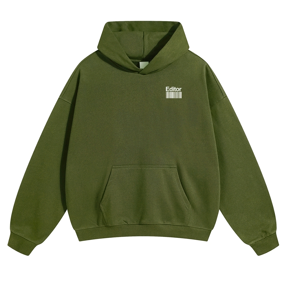 Editor Unisex Casual Anime Print Hoodie-moweekender