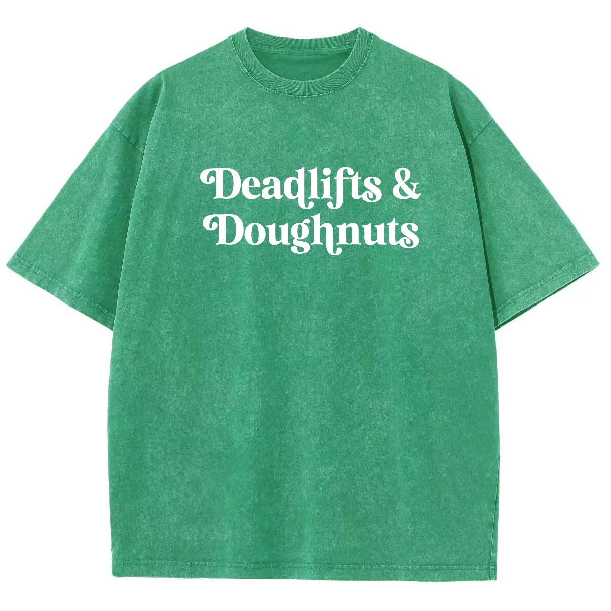 Deadlifts & Dounghts Unisex Fit Washed Oversized T-Shirt-moweekender